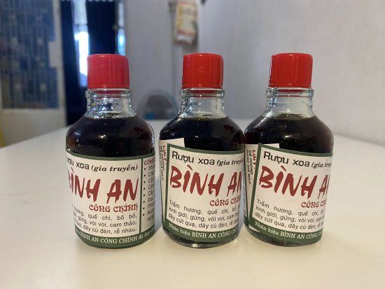 rượu xoa bóp bình an công chính